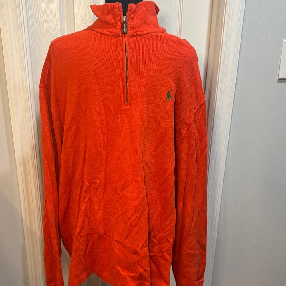 Polo Ralph Lauren orange Quarter-Zip Pullover
